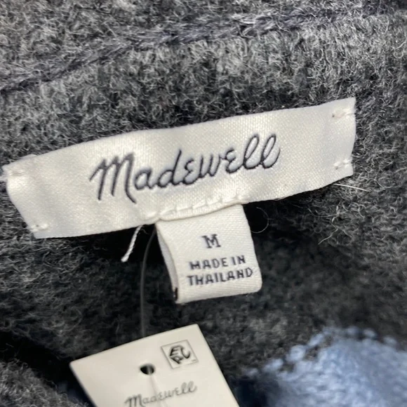 Madewell Jill Stripe Rugby Polo Top NWT (sku 112) - Picture 4 of 8